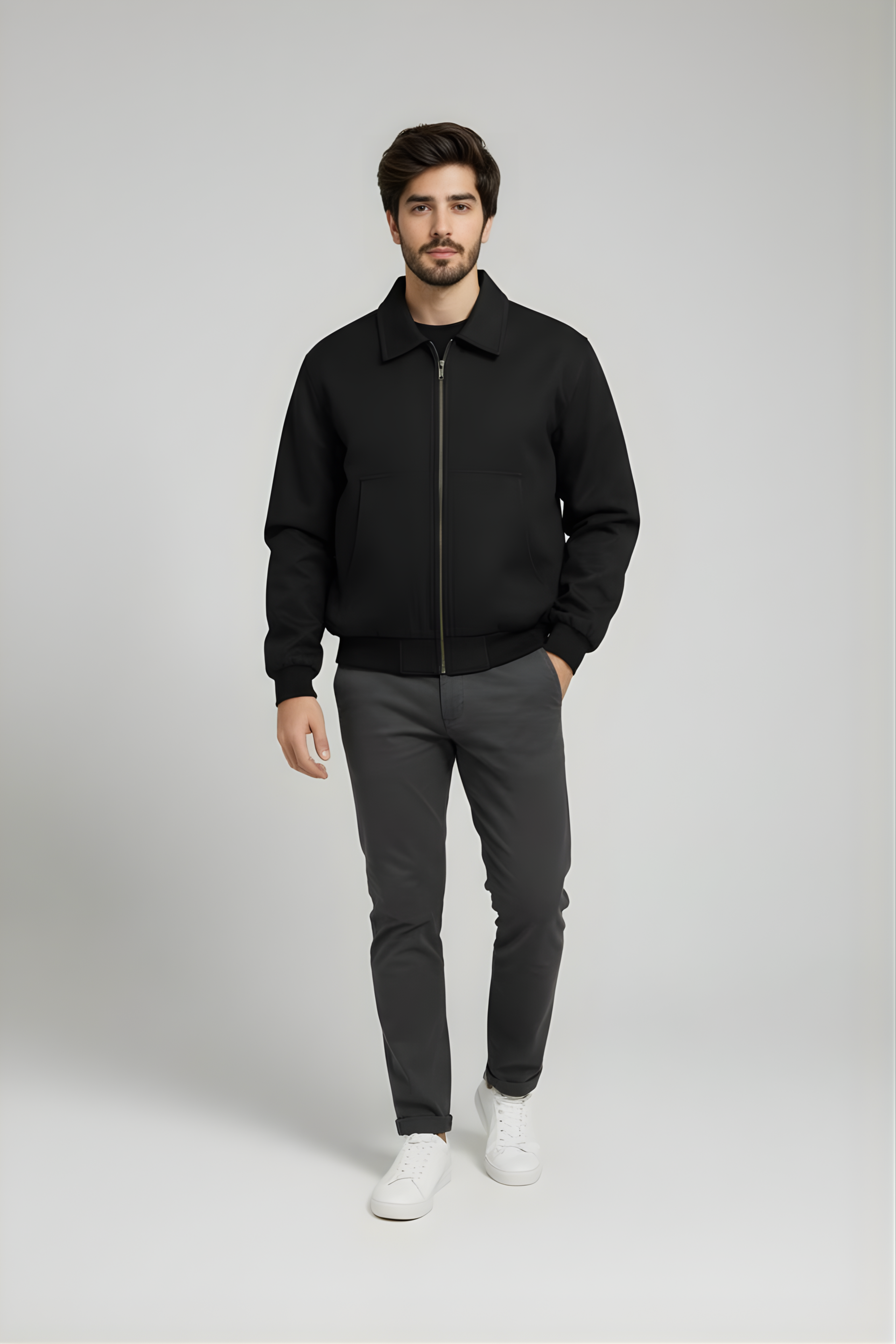 Washed WindBreaker Denim Jacket