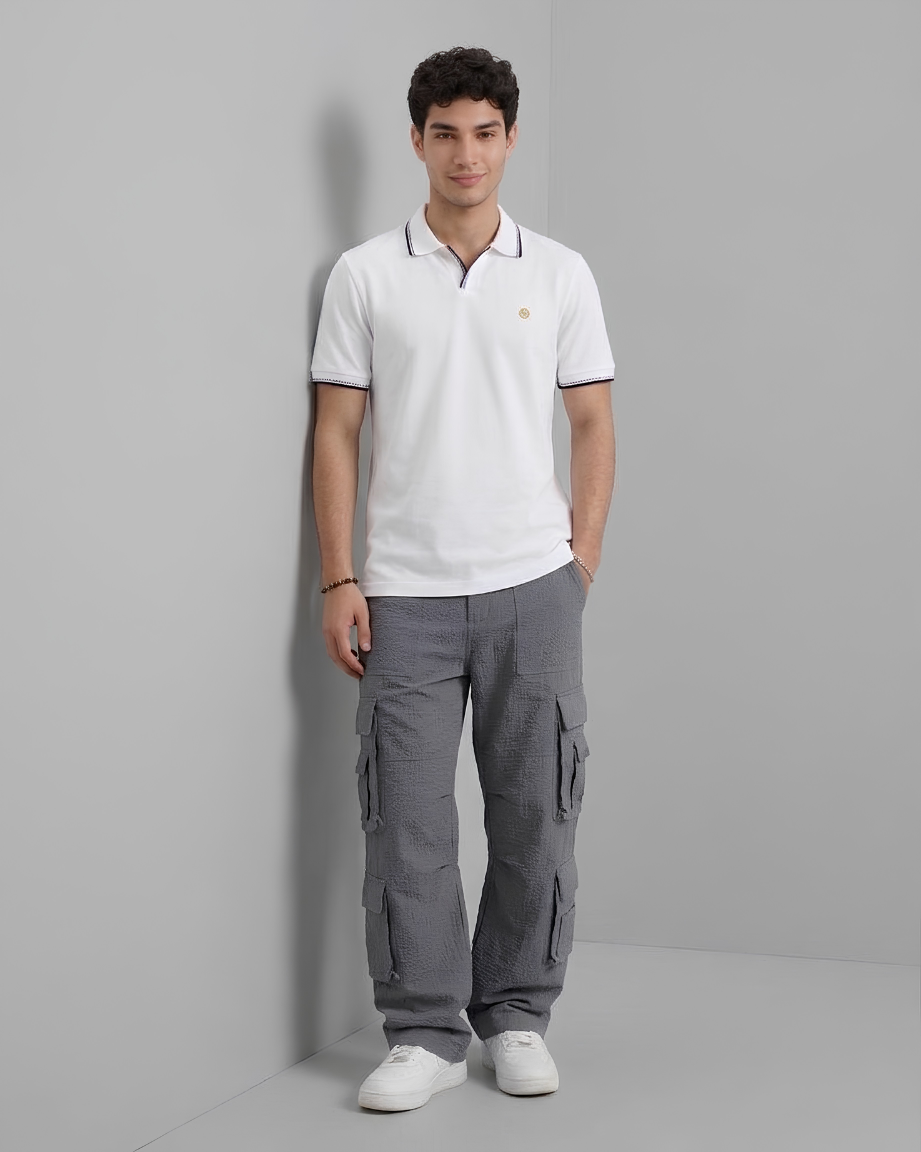 Classic White Tipped Polo