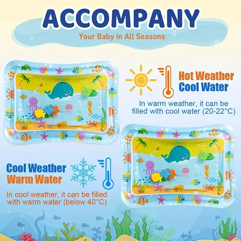 Premium Baby Inflatable Water Tummy Time Mat