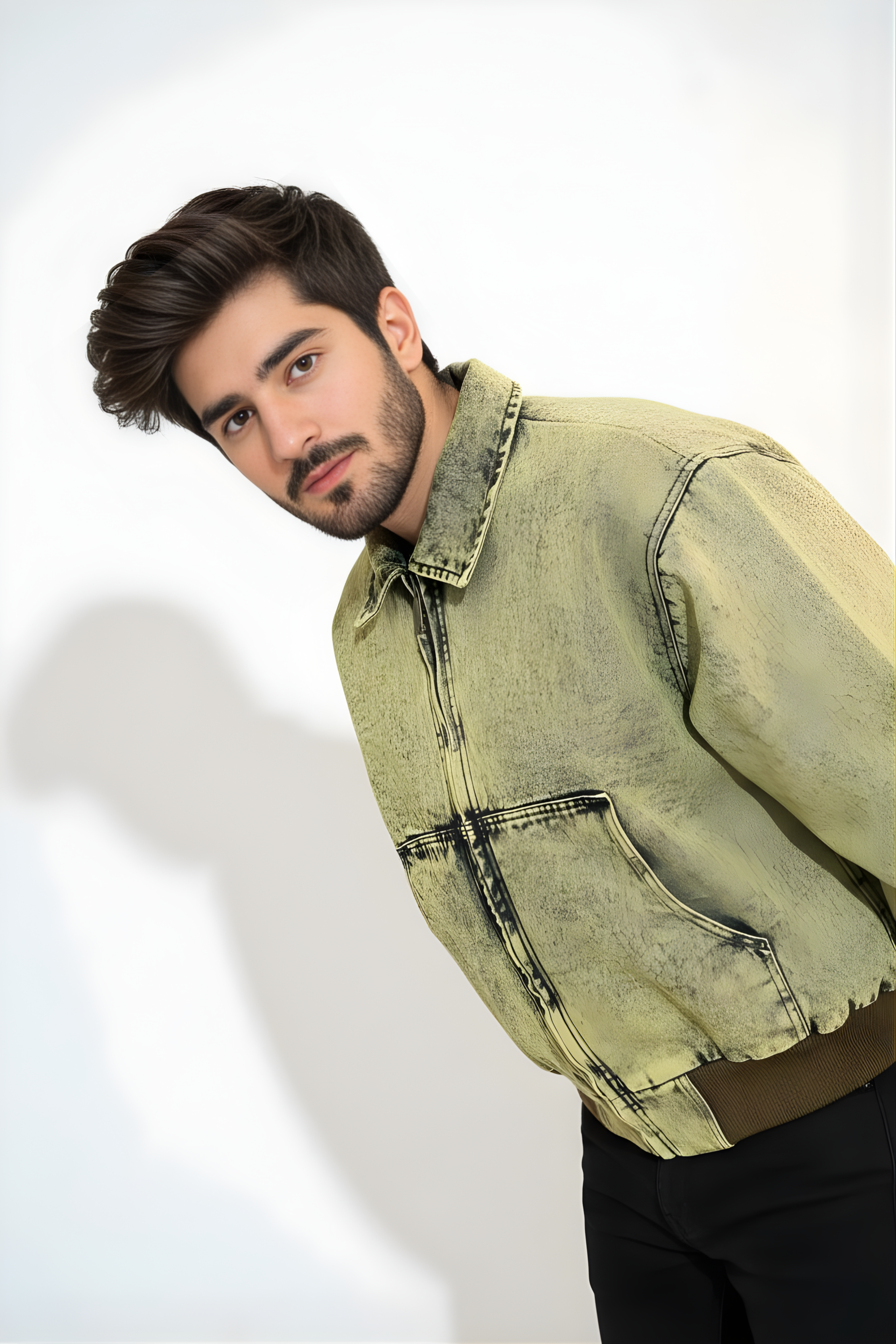 Washed WindBreaker Denim Jacket