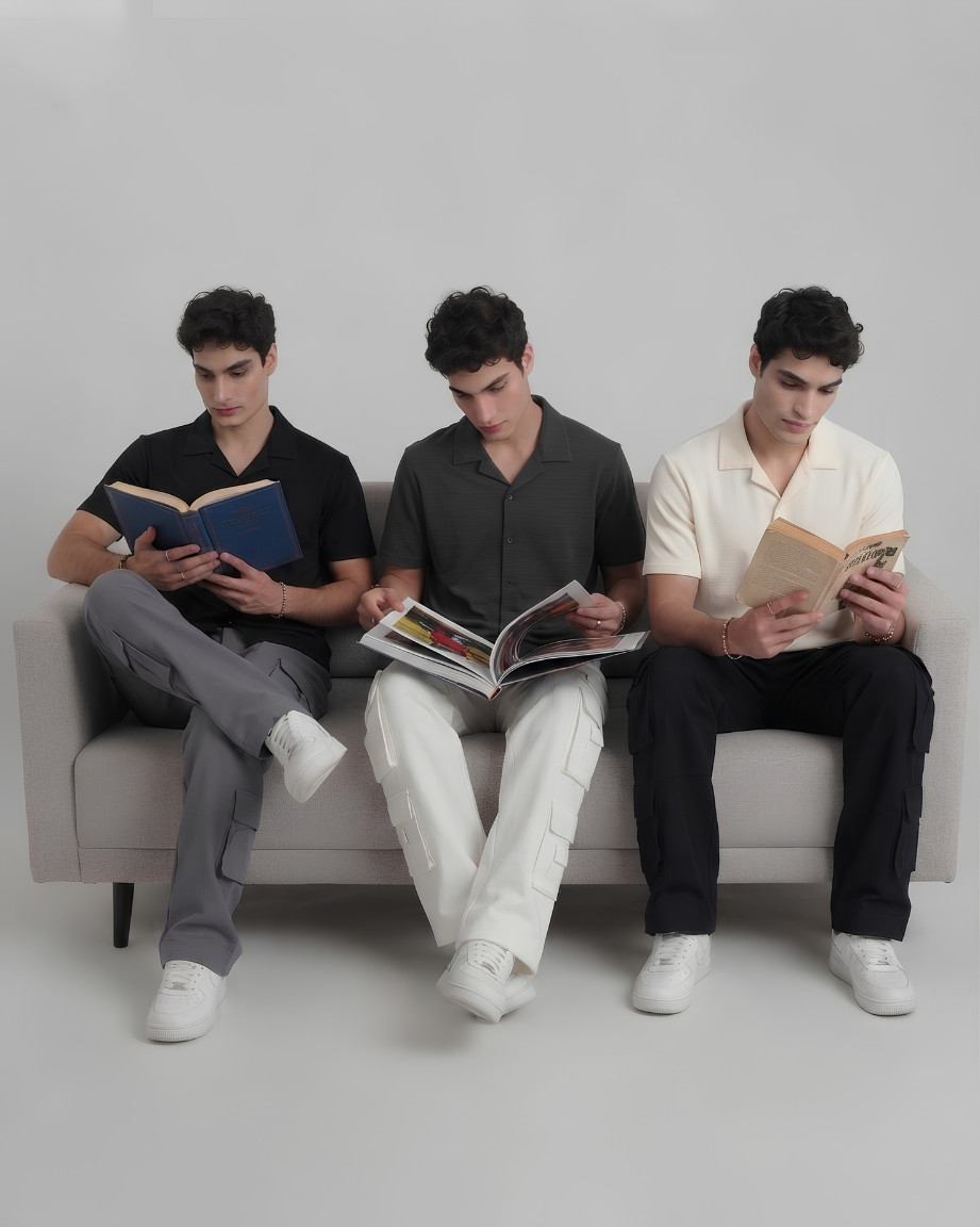 Premium Cuban Collar Shirt Pack of 3